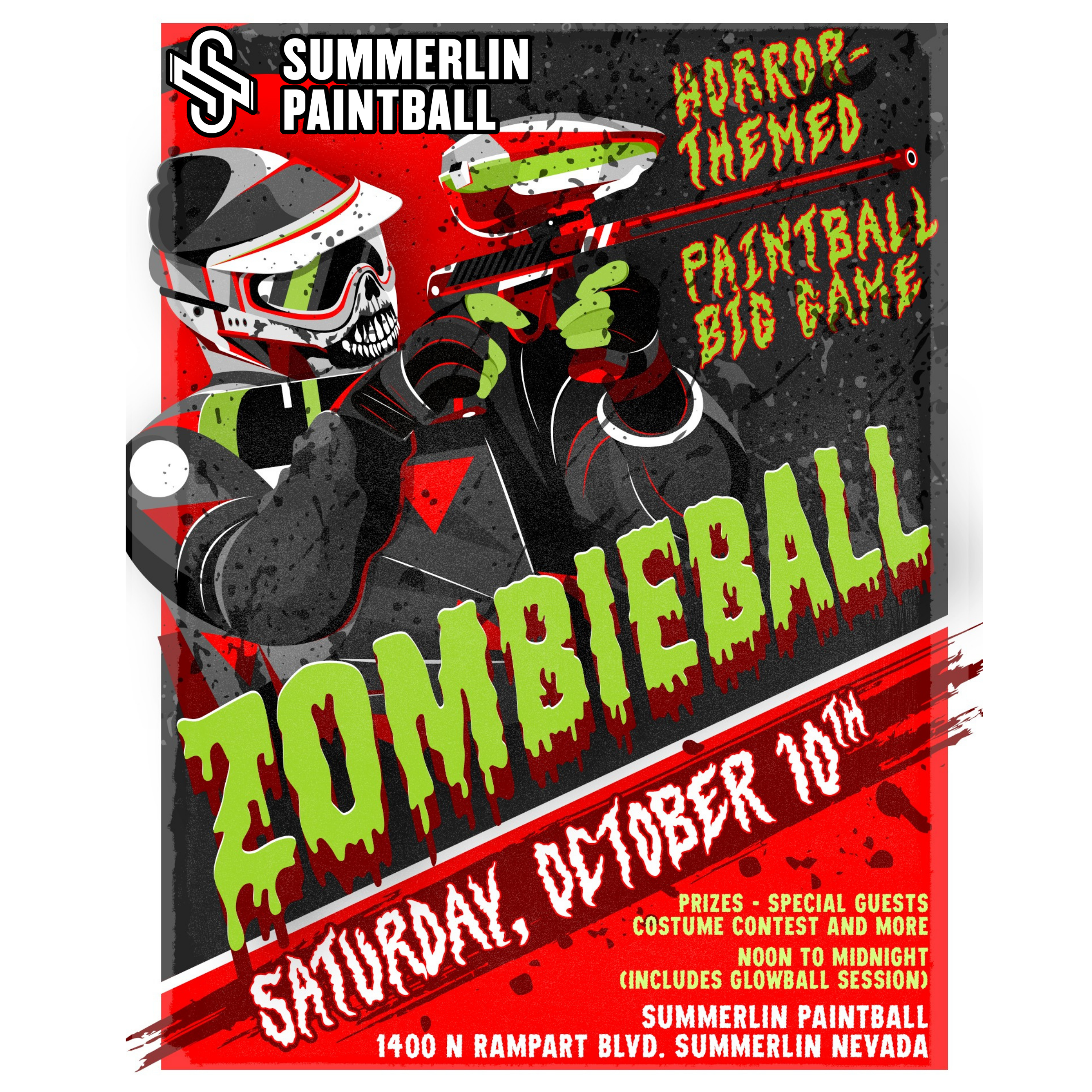 Zombieball - Las Vegas October 10th 2026 - Summerlin Paintball
