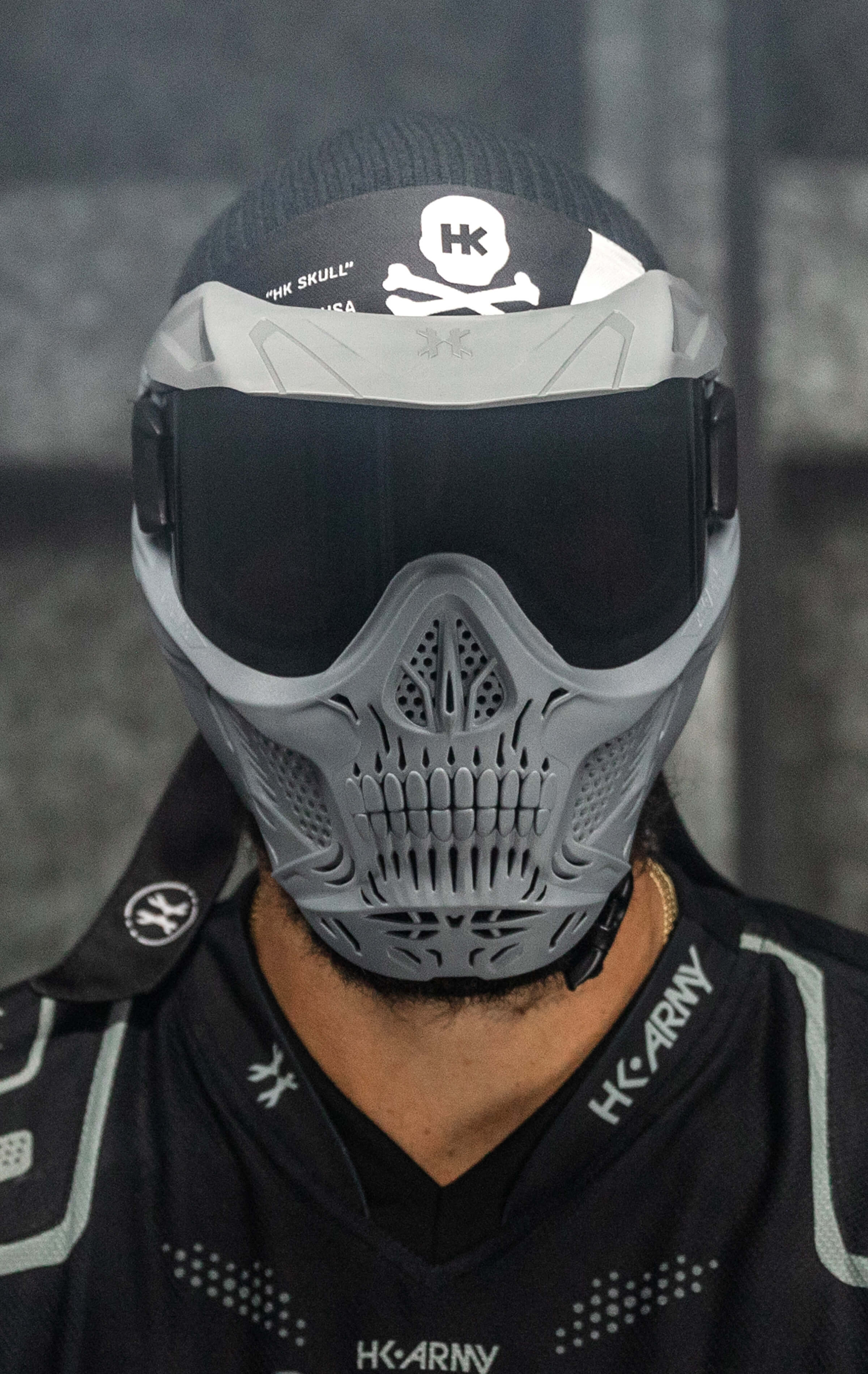 HSTL® Skull Goggle - Grey w/ Clear Lens