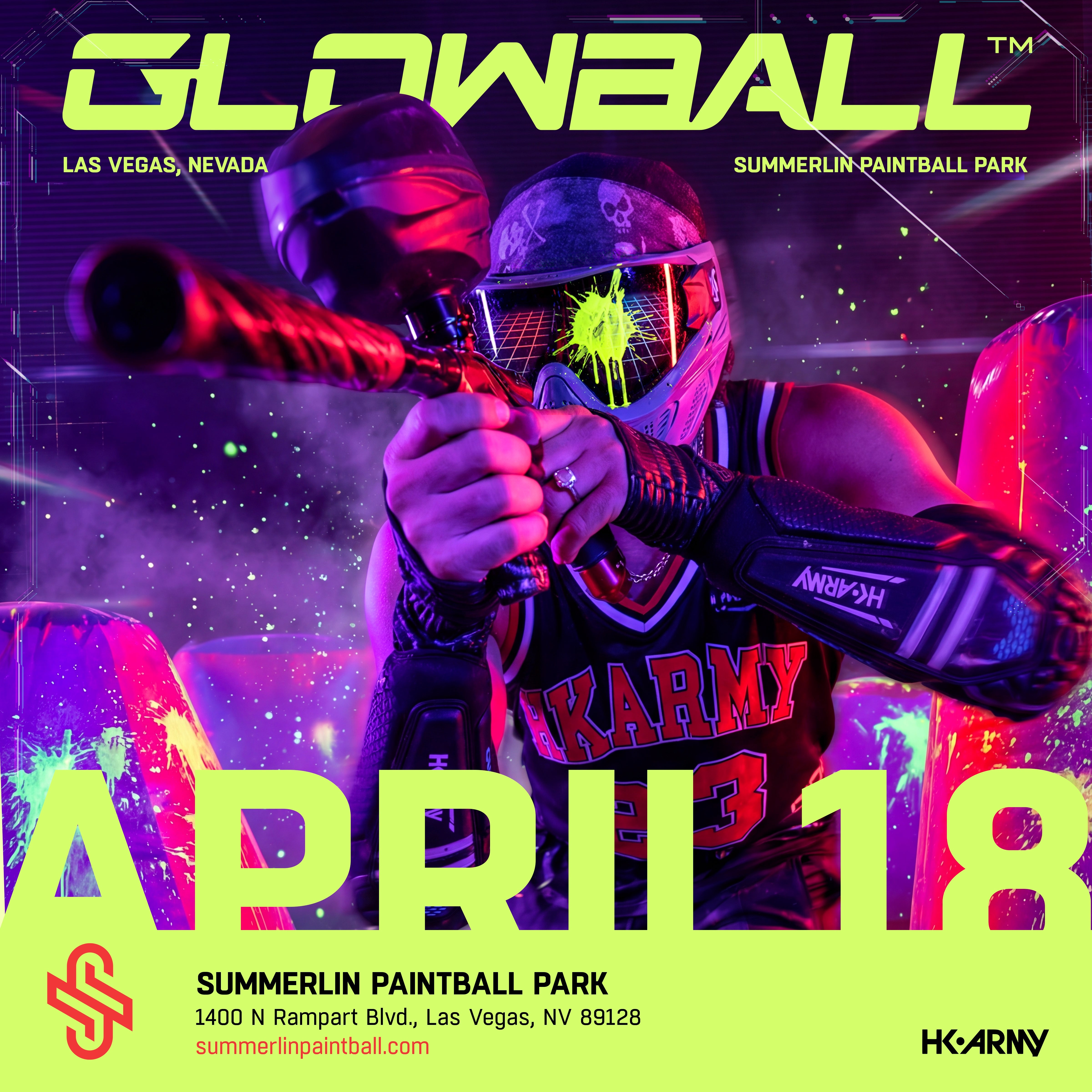 Glowball™️ - Las Vegas April 18th 2026 - Summerlin Paintball Park