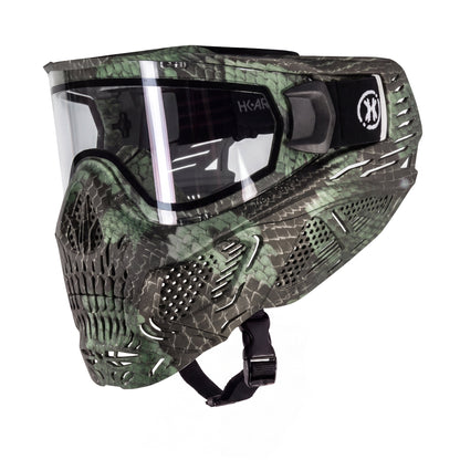 HSTL® Skull Goggle Snake Green w/ Clear Lens