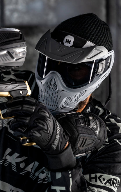 HSTL® Skull Goggle - Grey w/ Clear Lens