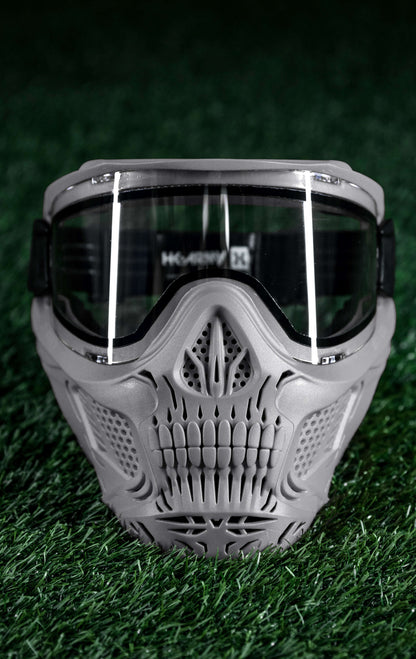 HSTL® Skull Goggle - Grey w/ Clear Lens