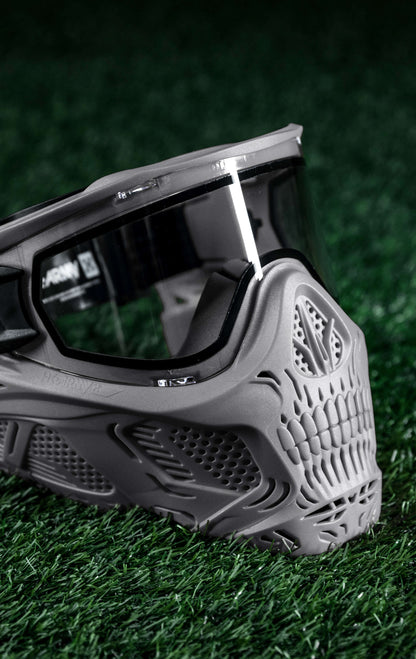HSTL® Skull Goggle - Grey w/ Clear Lens